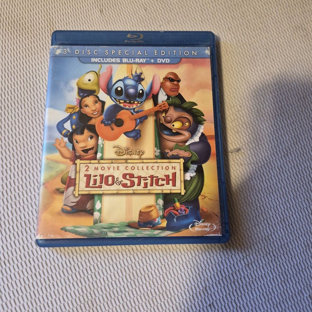 Lilo and Stitch: 2-Movie Collection (Blu-ray/DVD, 2013, 3-Disc Set)